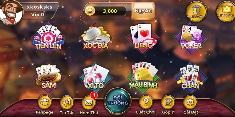 Cổng game bài đổi thưởng 52Fun chơi thật rút nhanh
